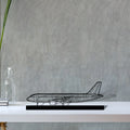 a320-cfm56-2 Silhouette Metal Art Stand - Tinvibe