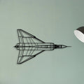 A320 Classic Aircraft Silhouette Metal Wall Art - Tinvibe