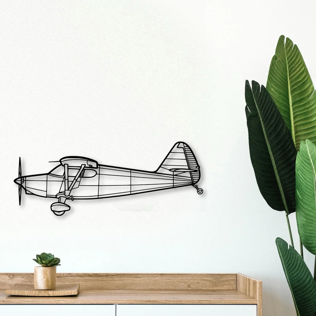 A350 3 Classic Aircraft Silhouette Metal Wall Art - Tinvibe