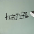 A6M2 Zero Classic Aircraft Silhouette Metal Wall Art - Tinvibe