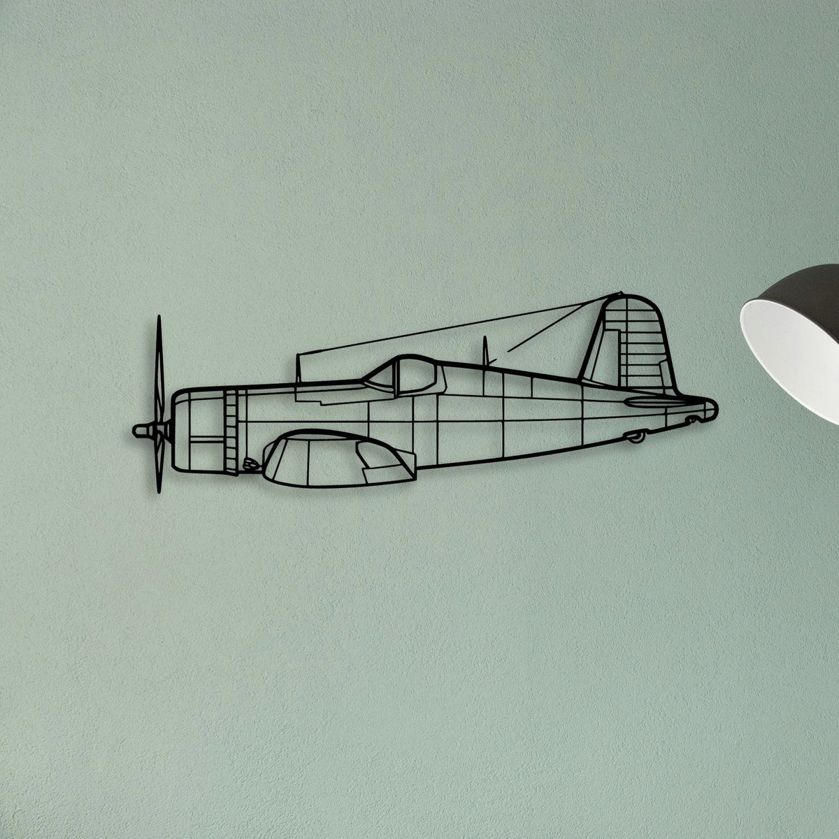 A6M2 Zero Classic Aircraft Silhouette Metal Wall Art - Tinvibe