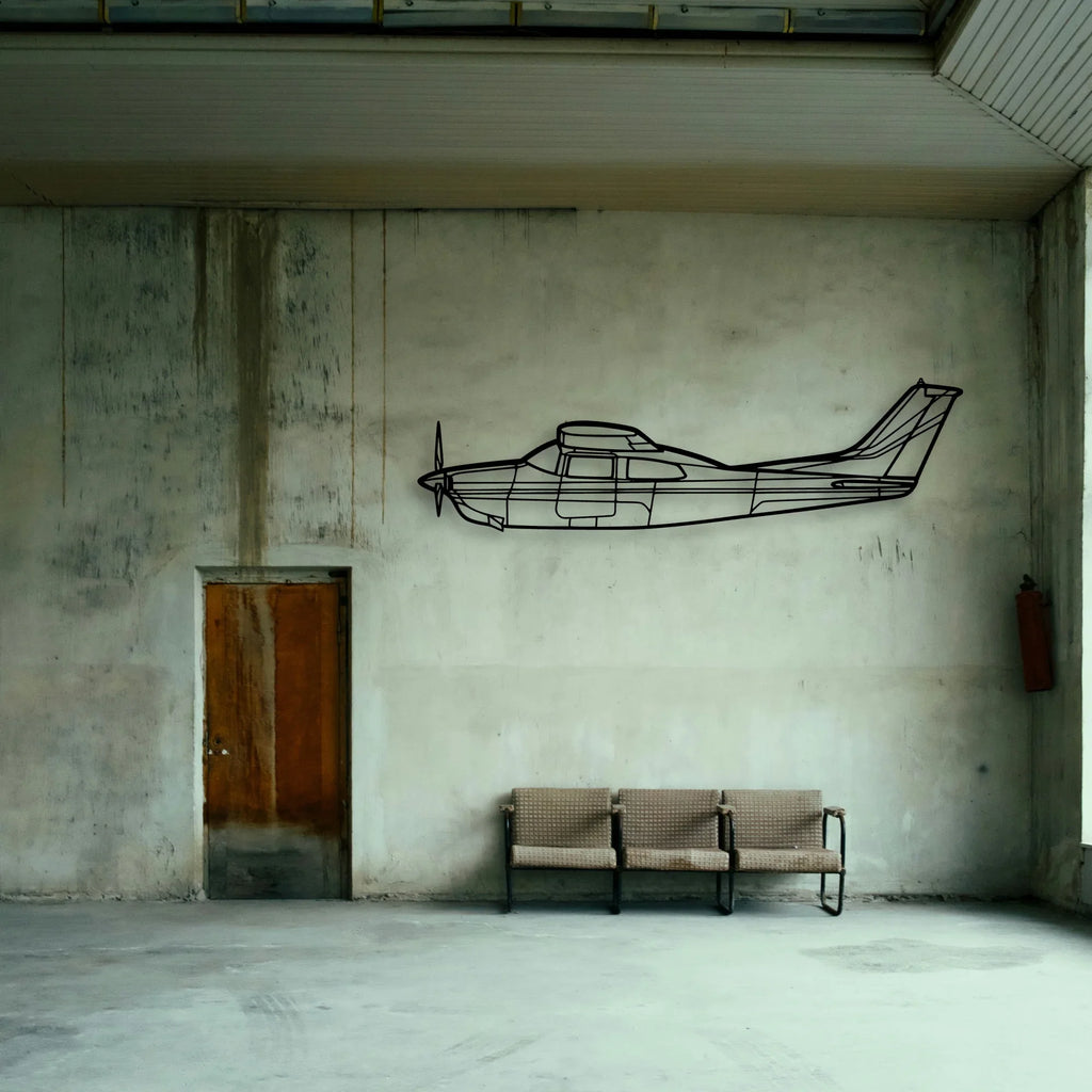 AC 130J Ghostrider 3 Classic Aircraft Silhouette Metal Wall Art - Tinvibe