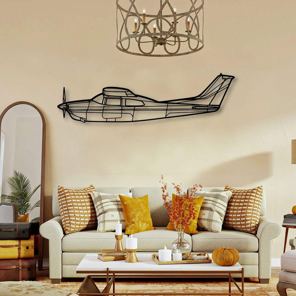 AC 130J Ghostrider 3 Classic Aircraft Silhouette Metal Wall Art - Tinvibe