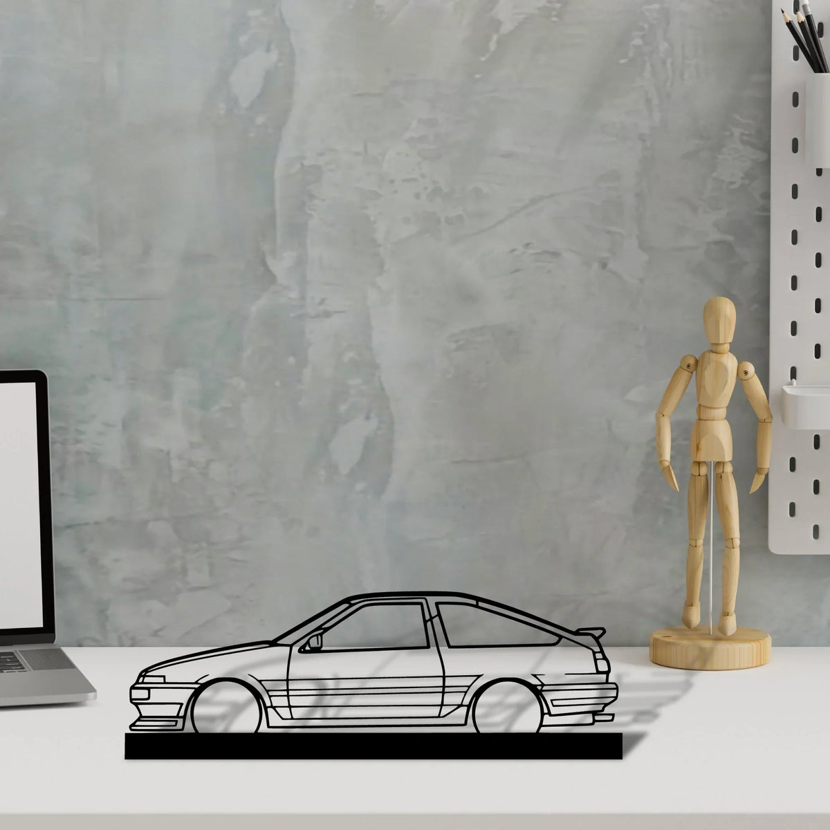 ae86 Silhouette Metal Art Stand - Tinvibe