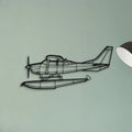 Aerostar 601P Classic Aircraft Silhouette Metal Wall Art - Tinvibe