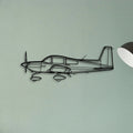 Ag 5B Tiger 2 Classic Aircraft Silhouette Metal Wall Art - Tinvibe