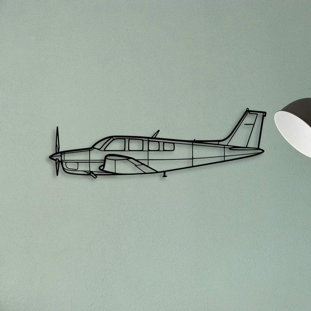 Ah 64D Apache 3 Classic Aircraft Silhouette Metal Wall Art - Tinvibe