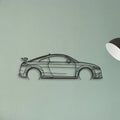 Audi TT Classic Silhouette Metal Wall Art - Tinvibe