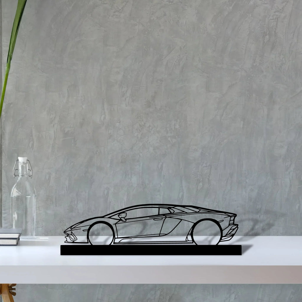 aventador-s-2019-2 Silhouette Metal Art Stand - Tinvibe