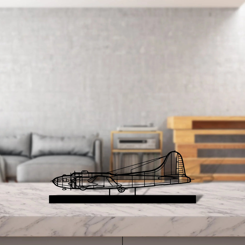 b-17 Silhouette Metal Art Stand - Tinvibe