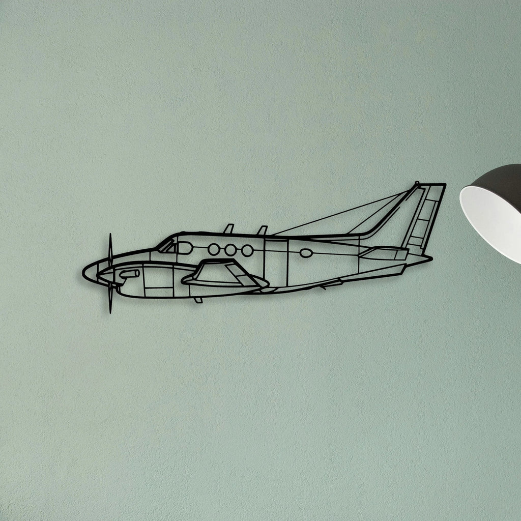 Bac Concorde Classic Aircraft Silhouette Metal Wall Art - Tinvibe