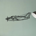Bac Concorde Classic Aircraft Silhouette Metal Wall Art - Tinvibe