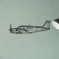 Bonanza F35 Classic Aircraft Silhouette Metal Wall Art - Tinvibe