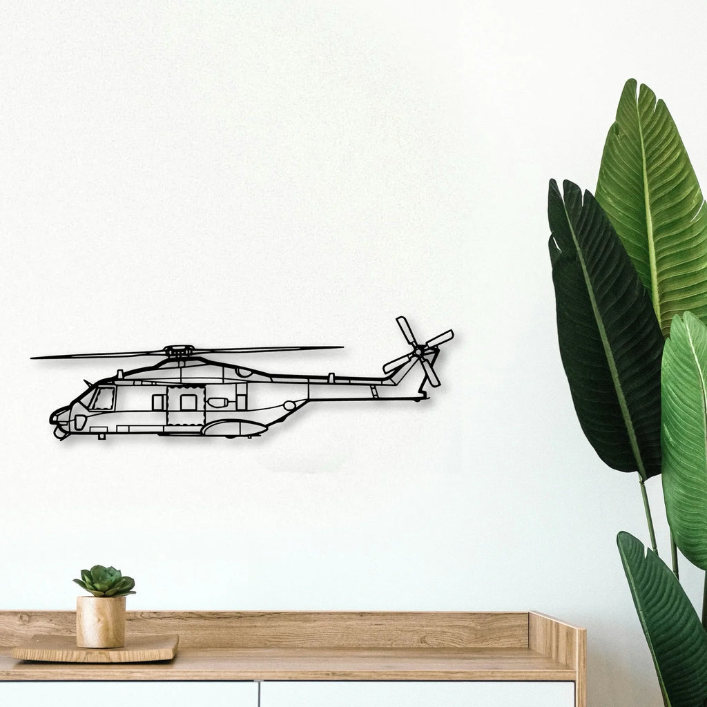 C 130H Hercules 2 Classic Aircraft Silhouette Metal Wall Art - Tinvibe