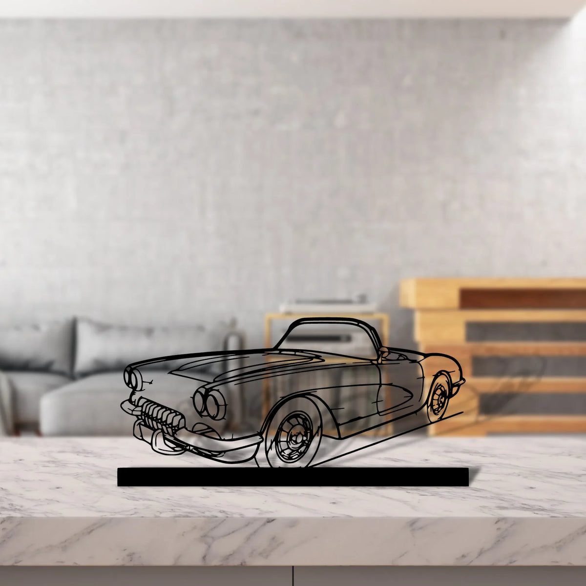 c1-1960-2 Silhouette Metal Art Stand - Tinvibe