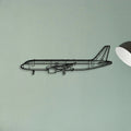 C208B Grand Caravan Classic Aircraft Silhouette Metal Wall Art - Tinvibe