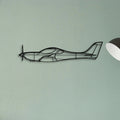 C42B 3 Classic Aircraft Silhouette Metal Wall Art - Tinvibe