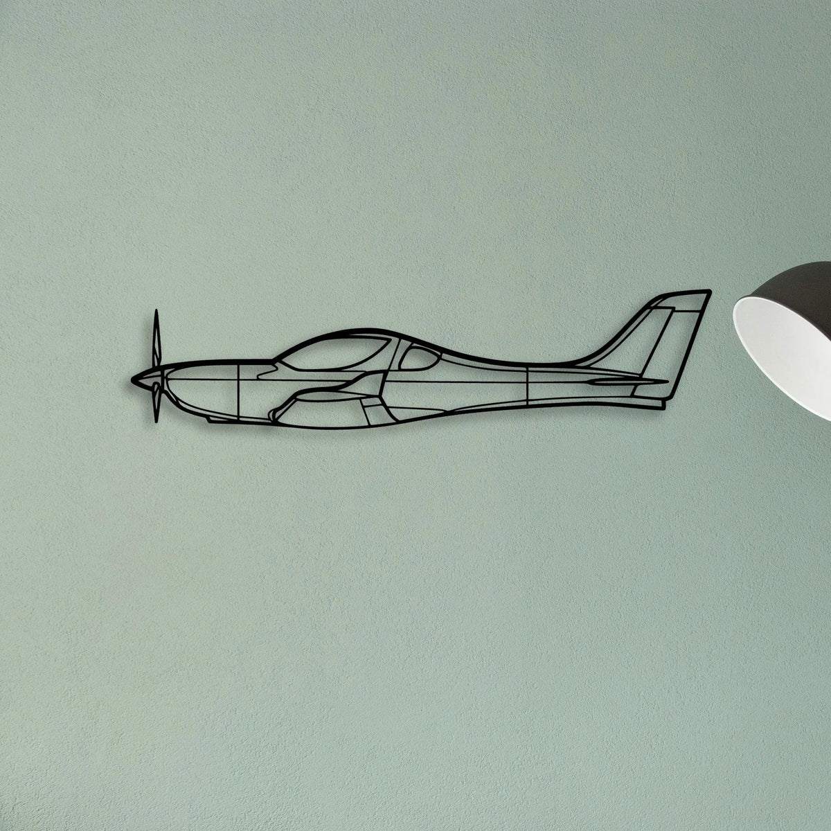 C42B 3 Classic Aircraft Silhouette Metal Wall Art - Tinvibe