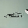 C5 Classic Silhouette Metal Wall Art - Tinvibe