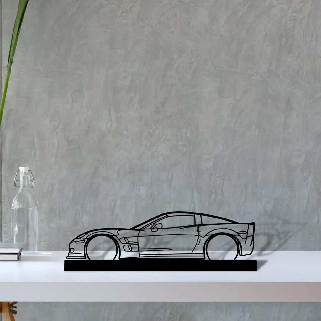 c6-zr1 Silhouette Metal Art Stand - Tinvibe