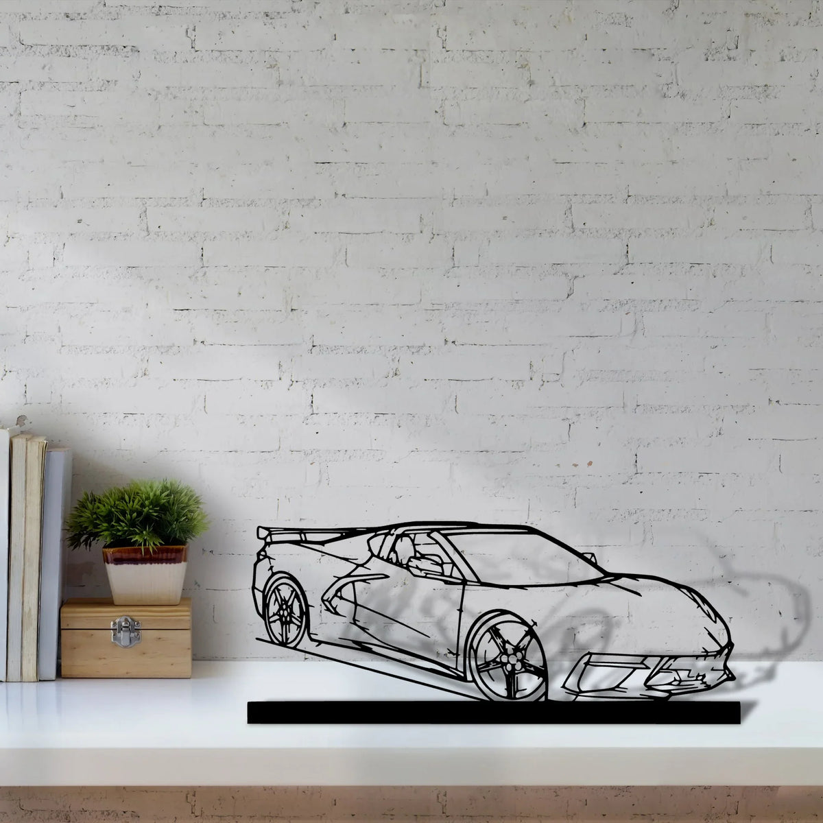c8-htc-2 Silhouette Metal Art Stand - Tinvibe