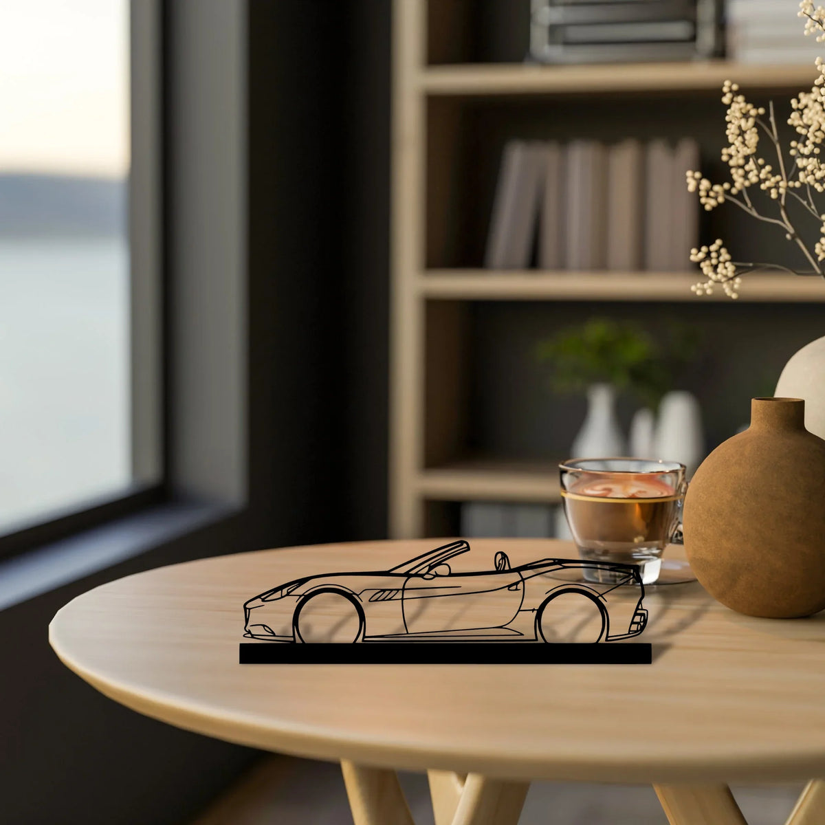 california Silhouette Metal Art Stand - Tinvibe