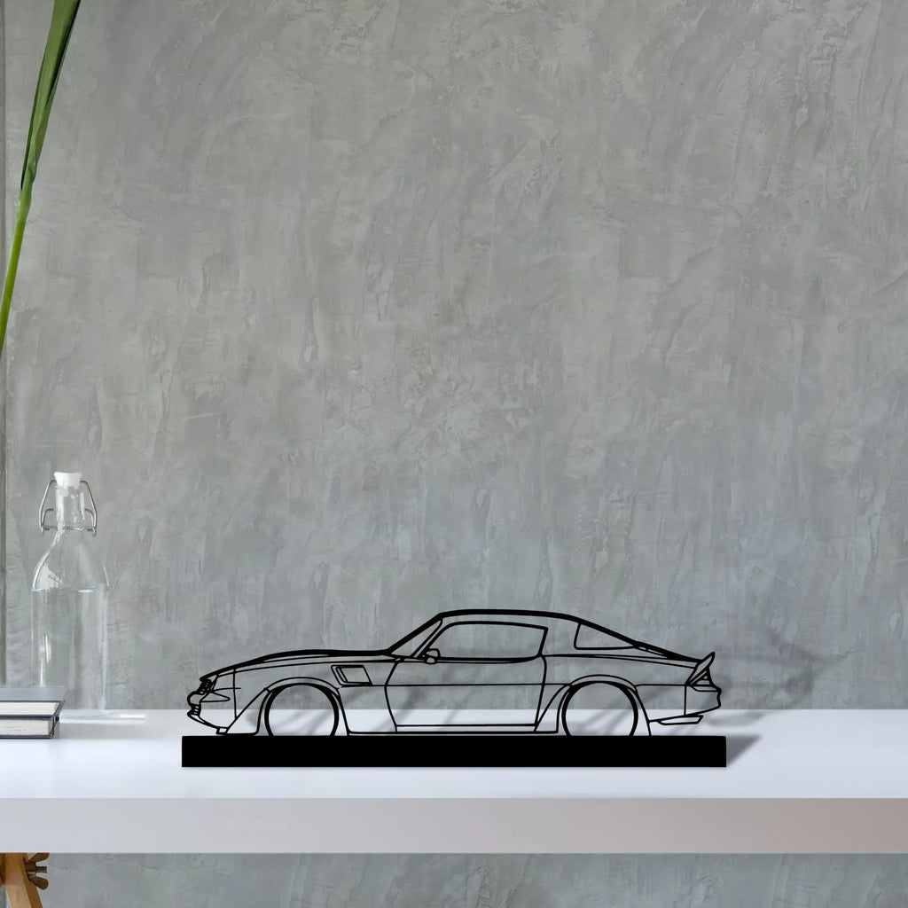 camaro-z28-1980 Silhouette Metal Art Stand - Tinvibe