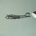 Cherokee PA 28 140 2 Classic Aircraft Silhouette Metal Wall Art - Tinvibe