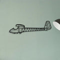 Citation Mustang Classic Aircraft Silhouette Metal Wall Art - Tinvibe