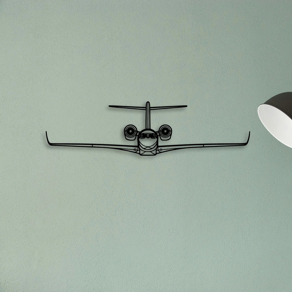 Citation X Classic Aircraft Silhouette Metal Wall Art - Tinvibe