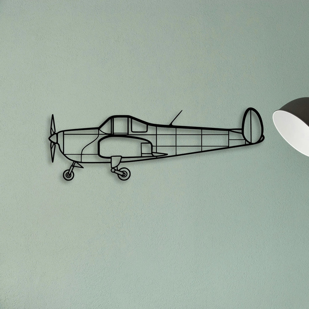 Citation Xls 2 Classic Aircraft Silhouette Metal Wall Art - Tinvibe
