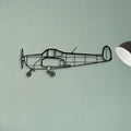 Citation Xls 2 Classic Aircraft Silhouette Metal Wall Art - Tinvibe