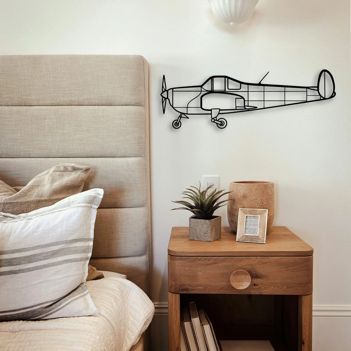 Citation Xls 2 Classic Aircraft Silhouette Metal Wall Art - Tinvibe