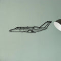 CJ3 3 Classic Aircraft Silhouette Metal Wall Art - Tinvibe