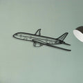 CJ3 4 Classic Aircraft Silhouette Metal Wall Art - Tinvibe