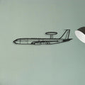 Columbia 350 Classic Aircraft Silhouette Metal Wall Art - Tinvibe