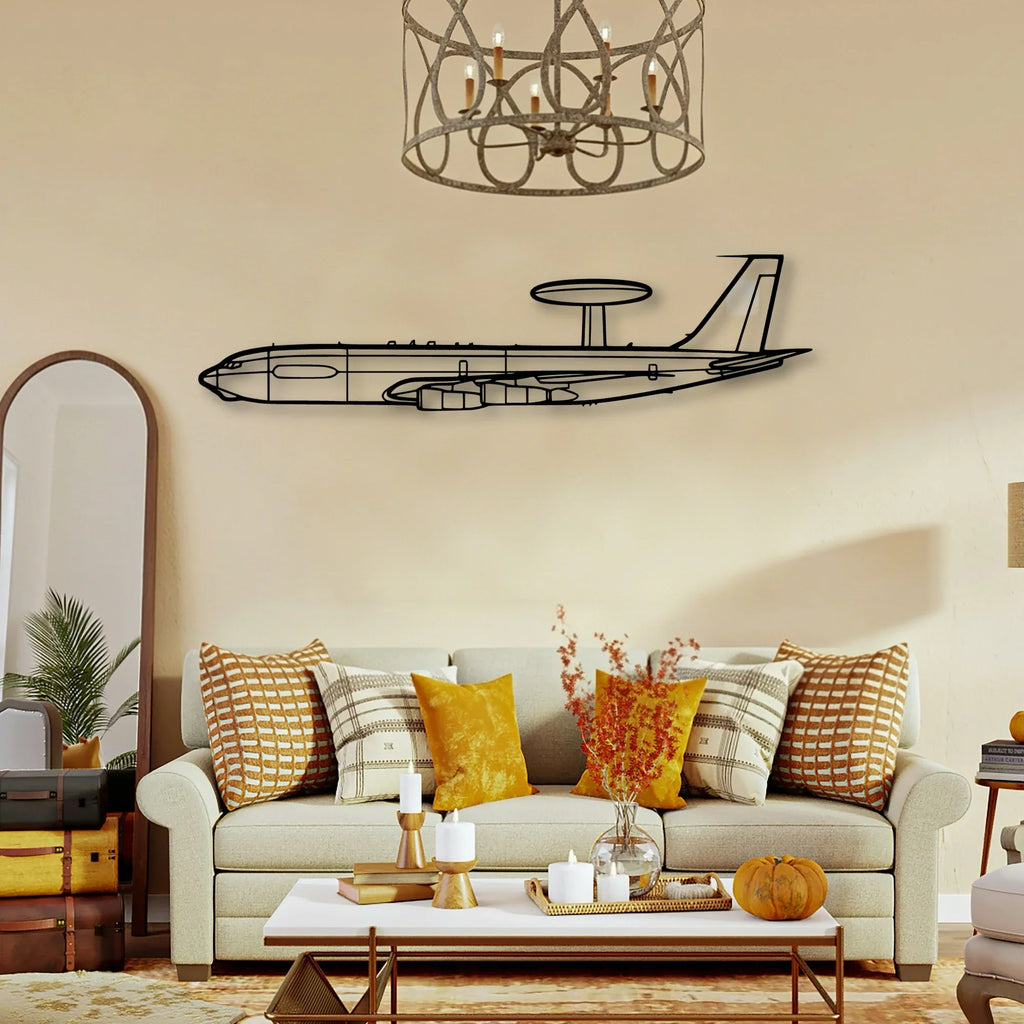 Columbia 350 Classic Aircraft Silhouette Metal Wall Art - Tinvibe