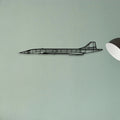 Concorde Classic Aircraft Silhouette Metal Wall Art - Tinvibe