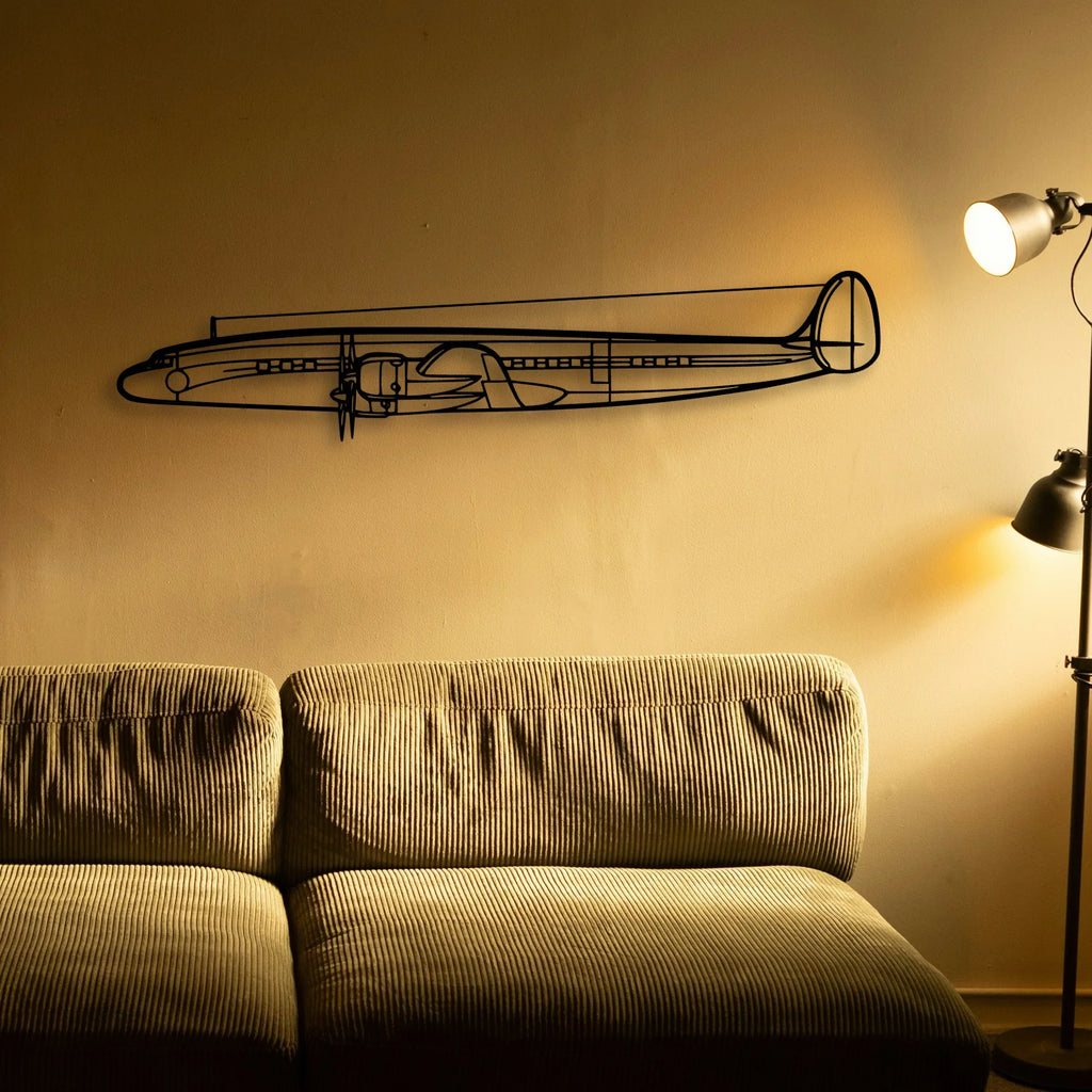 Constellation Classic Aircraft Silhouette Metal Wall Art - Tinvibe