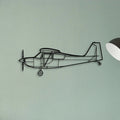 CRJ900 Classic Aircraft Silhouette Metal Wall Art - Tinvibe