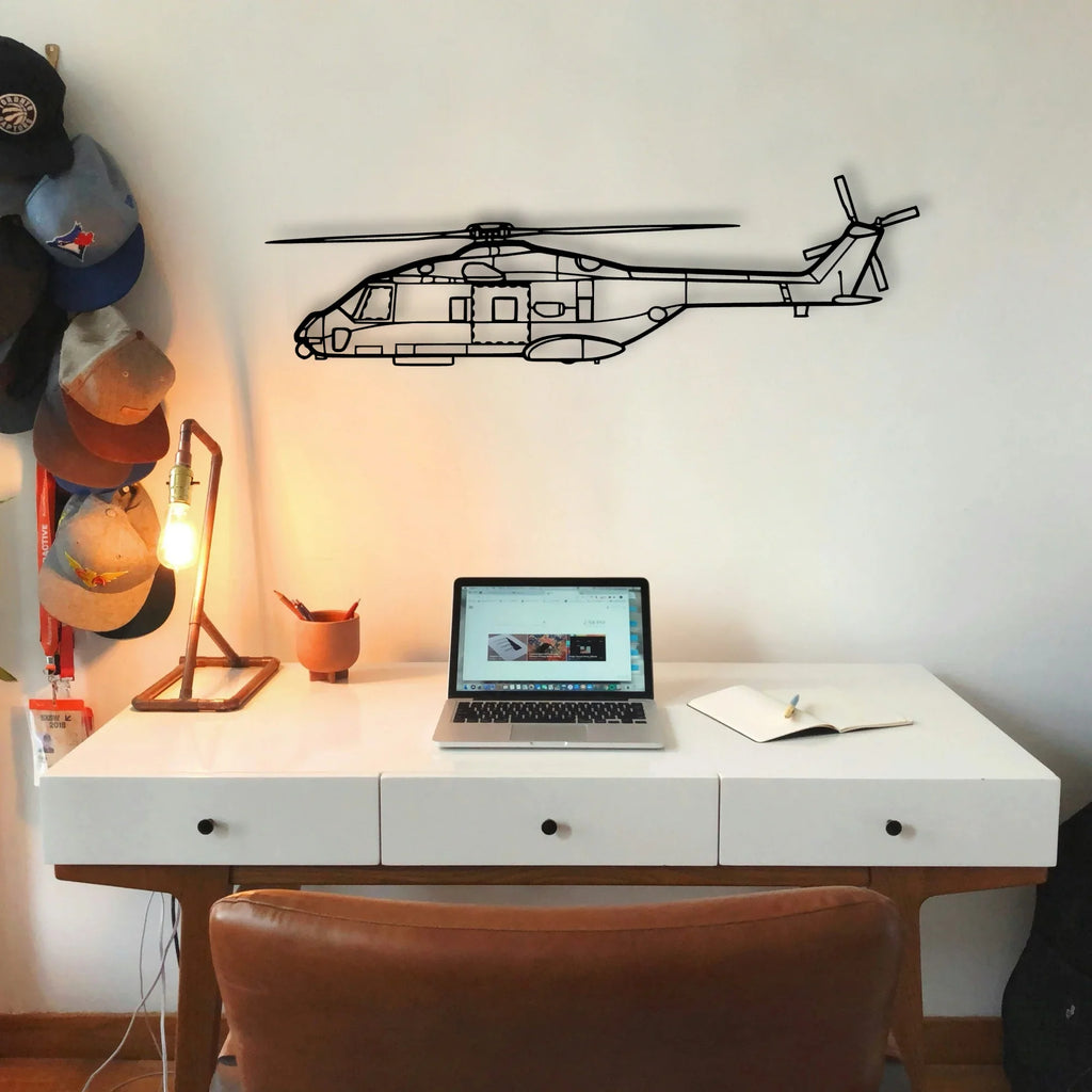 DA20 Classic Aircraft Silhouette Metal Wall Art - Tinvibe