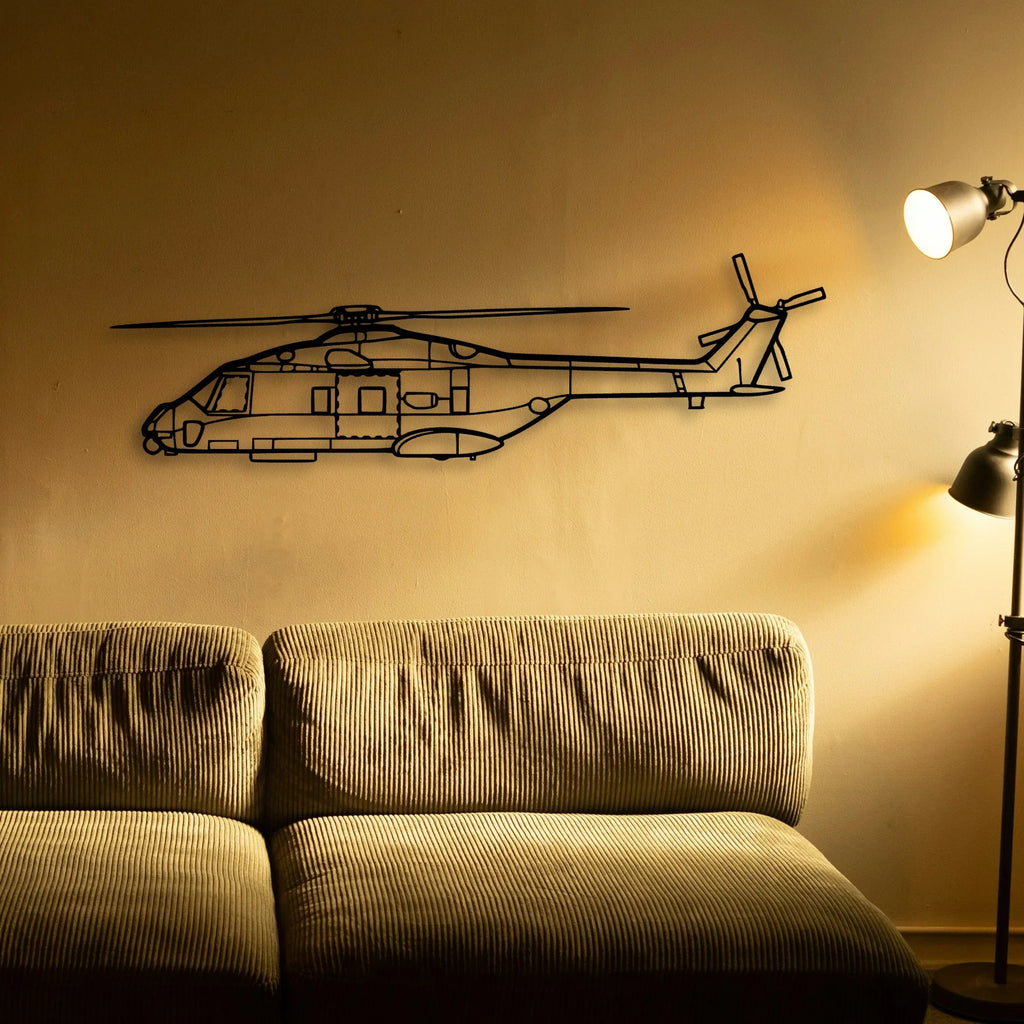 DA20 Classic Aircraft Silhouette Metal Wall Art - Tinvibe