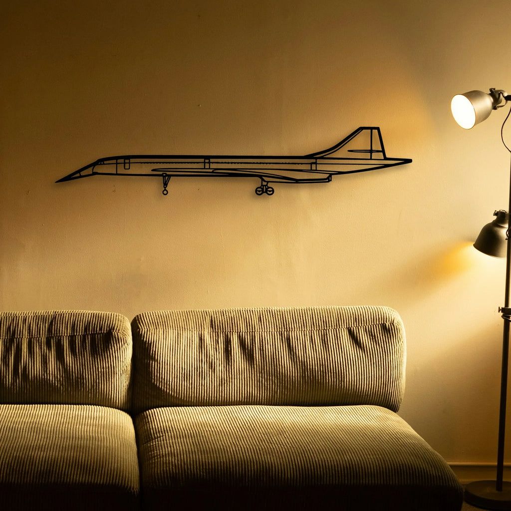 DA62 Classic Aircraft Silhouette Metal Wall Art - Tinvibe