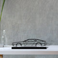 delorean Silhouette Metal Art Stand - Tinvibe