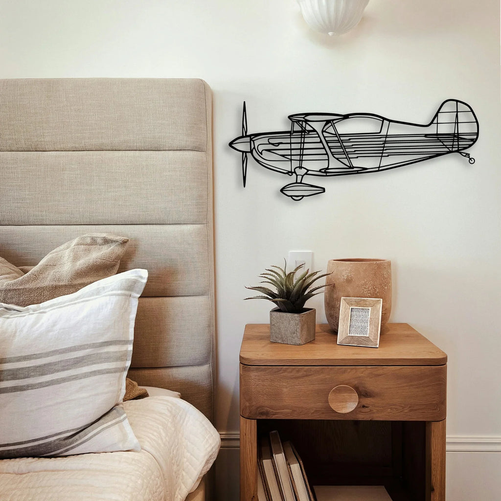 Dhc 6 Twin Otter Classic Aircraft Silhouette Metal Wall Art - Tinvibe