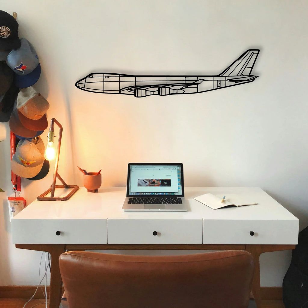 Douglas F 4D Classic Aircraft Silhouette Metal Wall Art - Tinvibe