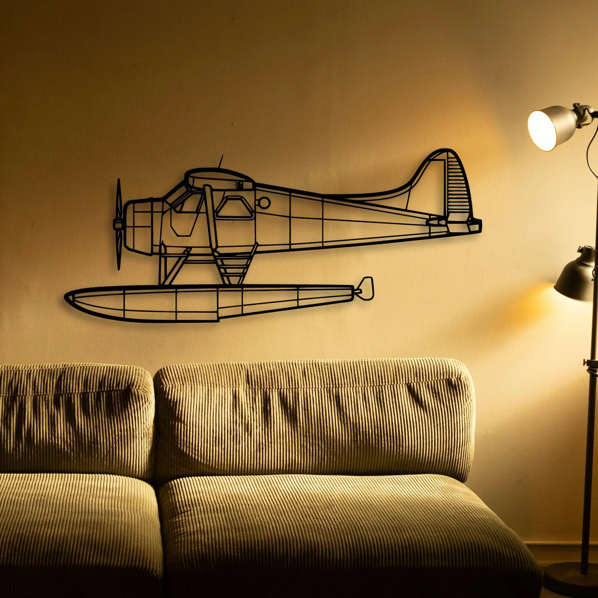Douglas Md 11 Classic Aircraft Silhouette Metal Wall Art - Tinvibe