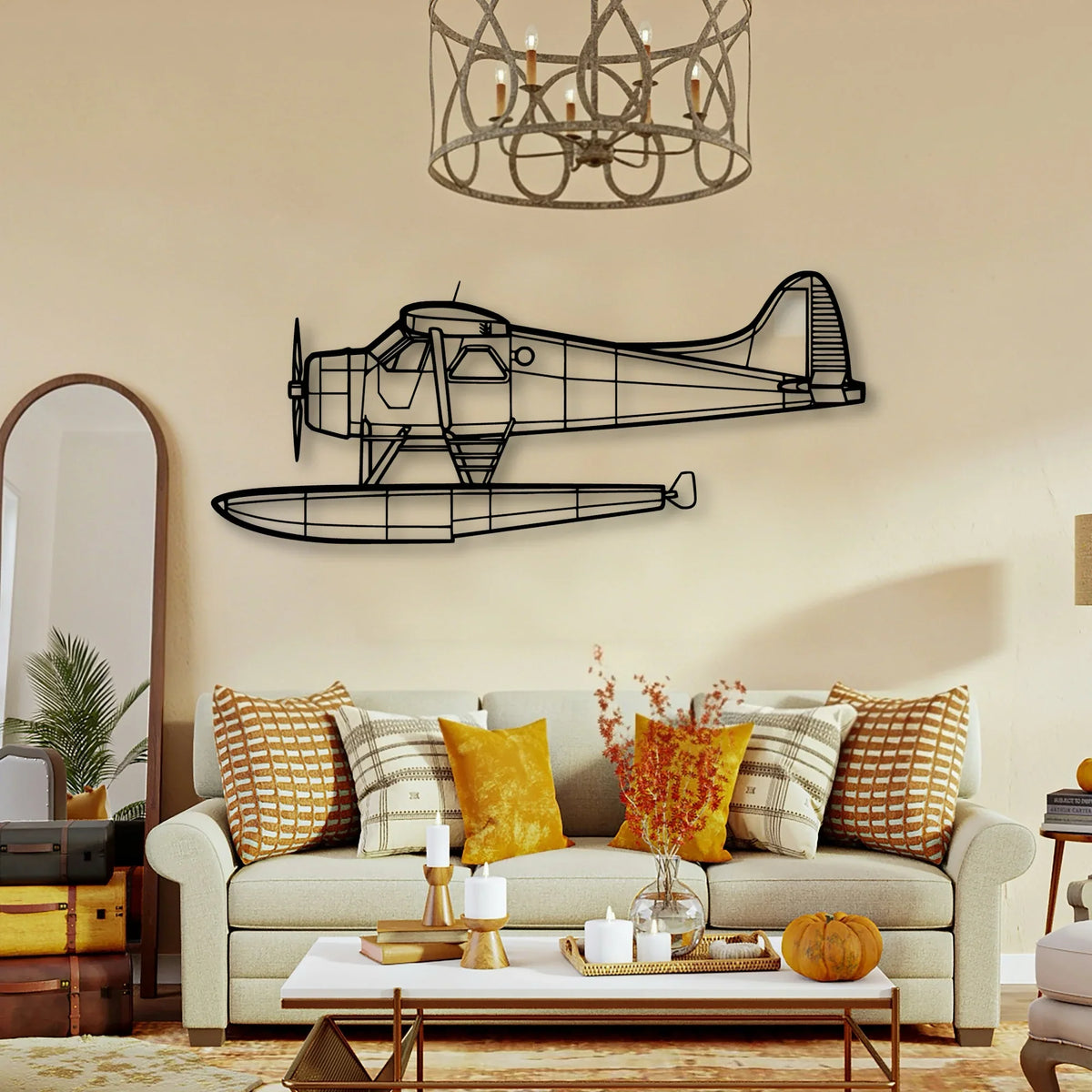 Douglas Md 11 Classic Aircraft Silhouette Metal Wall Art - Tinvibe