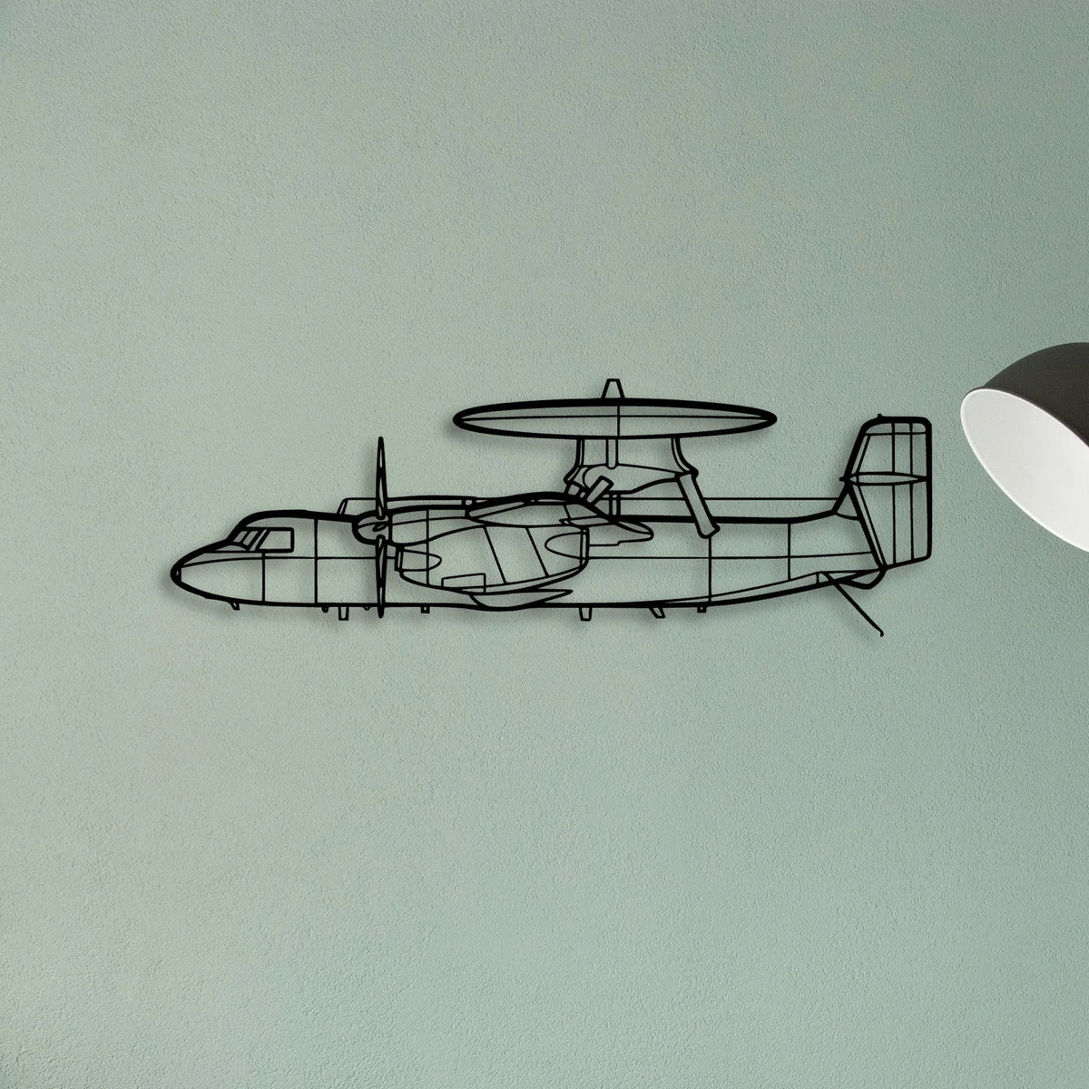 Dragonfly C Classic Aircraft Silhouette Metal Wall Art - Tinvibe