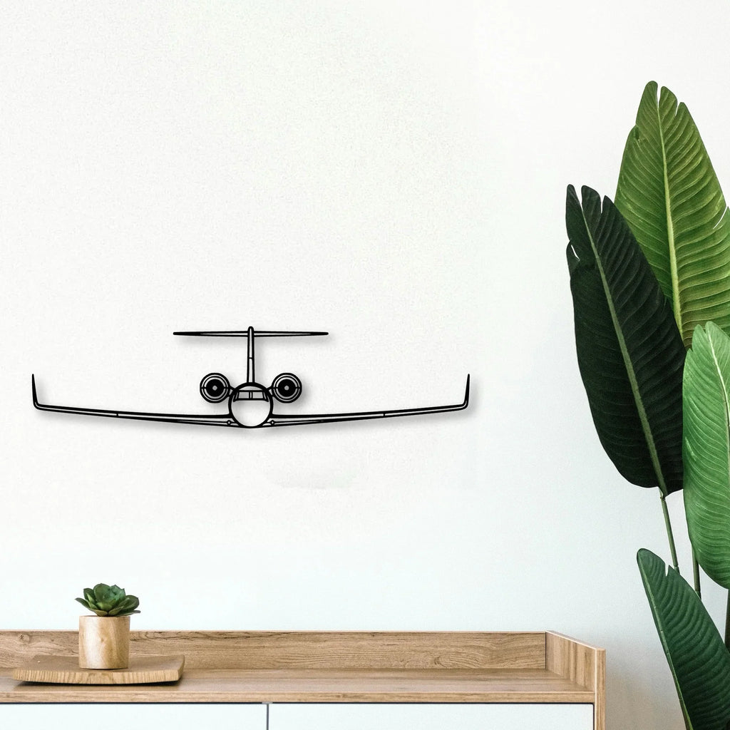 E 2C Hawkeye Classic Aircraft Silhouette Metal Wall Art - Tinvibe